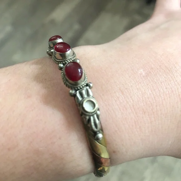 Tibetan Ring and Bracelet Set - Picture 3 of 6